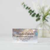 Permanent Sieraden Ontwerper Consultant Elegant Visitekaartje (Staand voorkant)
