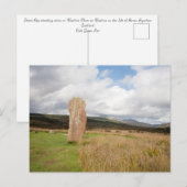 Permanent stone Machrie Moor Briefkaart (Voorkant / Achterkant)