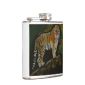 Permanent Tiger Safari Animal Art Heupfles (Rechts)