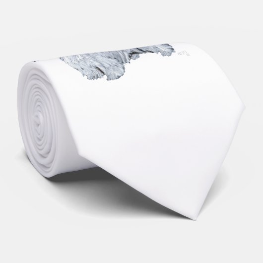 Permanent Westie Stropdas (Opgerold)