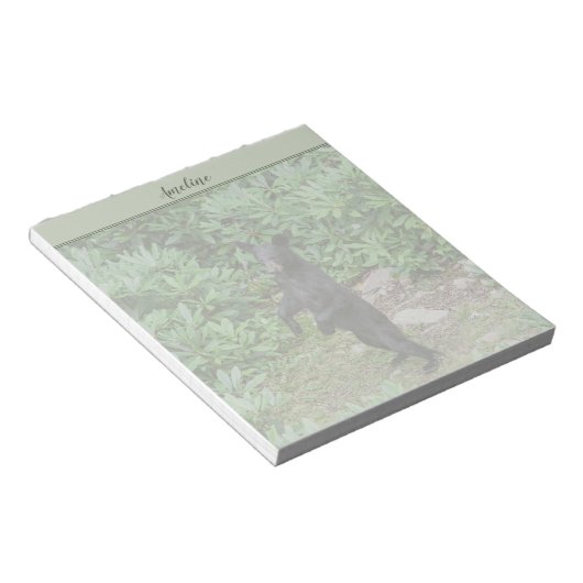 Permanent zwart Beer Notitieblok (Schuin)