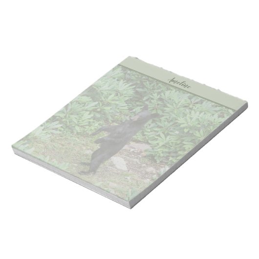 Permanent zwart Beer Notitieblok (Linkerzijde)