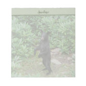 Permanent zwart Beer Notitieblok (Voorkant)