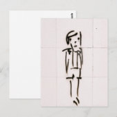 Permanente band briefkaart (Voorkant / Achterkant)