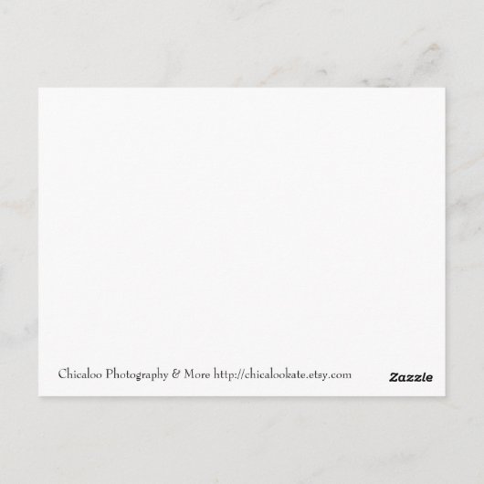 Permanente band briefkaart (Achterkant)