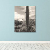 Permanente band canvas afdruk (Insitu (Houten vloer))