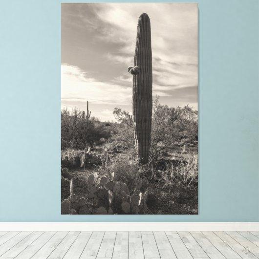 Permanente band canvas afdruk (Insitu (Houten vloer))