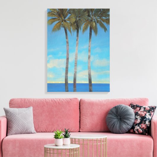 Permanente band II Canvas Afdruk (Insitu (Woonkamer))