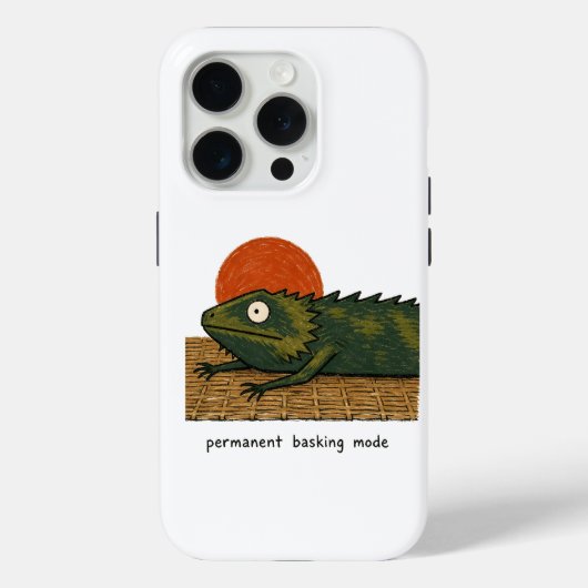 Permanente Baskmodus Baardagaam Kunst Case-Mate iPhone Case (Achterkant)