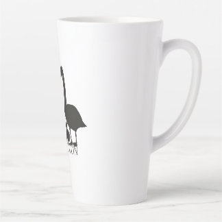 Permanente bescherming van zwanen latte mok