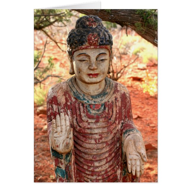 Permanente Boeddha in Sedona, Az (Voorkant)