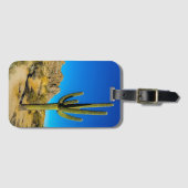 Permanente Cactus Bagagelabel (Voorkant (horizontaal))