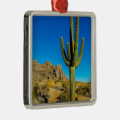 Permanente Cactus Metalen Ornament (Rechts)