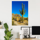 Permanente Cactus Poster (Thuiskantoor)
