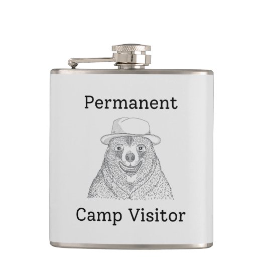 Permanente Camp Visitor Heupfles (Voorkant)