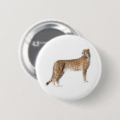 Permanente cheetah ronde button 5,7 cm (Voorkant /achterkant)