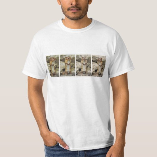 Permanente chipmunk t-shirt (Voorkant)