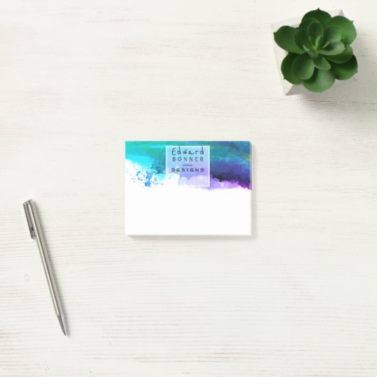 Permanente groene Waterverf Professional Business Post-it® Notes (Kantoor)