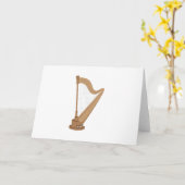 Permanente Harp Kaart (Gele Bloem)