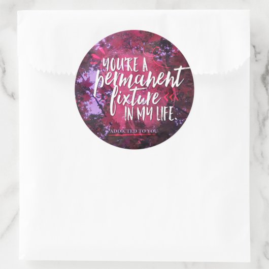 Permanente Inrichting Sticker (Tas)