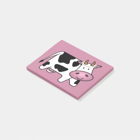 Permanente Koe met Daisies Post-it® Notes (Schuin)