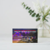 Permanente LEIDENE Lichte Foto Installatie Visitekaartje (Staand voorkant)