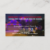 Permanente LEIDENE Lichte Foto Installatie Visitekaartje (Voorkant)