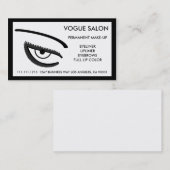 PERMANENTE MAKE-UP BEAUTIFULE OGEN VISITEKAARTJE (Voorkant / Achterkant)