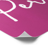 Permanente make-up: tijd uit poster (Hoek)