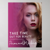 Permanente make-up: tijd uit poster (Voorkant)