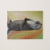 Permanente Otter Painting Legpuzzel (Horizontaal)