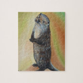 Permanente Otter Painting Legpuzzel (Verticaal)
