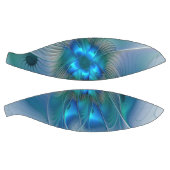 Permanente Ovations, Abstract Blue Turquoise Fract Basketbal (Panelen)