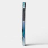 Permanente Ovations, Abstract Blue Turquoise Fract Case-Mate iPhone Case (Achterkant / Links)