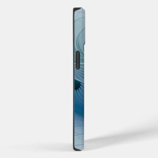 Permanente Ovations, Abstract Blue Turquoise Fract Case-Mate iPhone Case (Achterkant / Rechts)