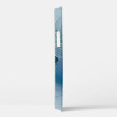 Permanente Ovations, Abstract Blue Turquoise Fract Case-Mate iPhone Case (Achterkant / Rechts)