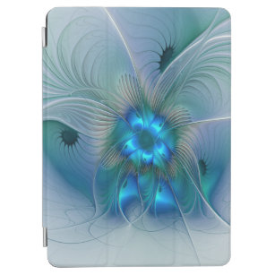 Permanente Ovations, Abstract Blue Turquoise Fract iPad Air Cover