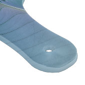 Permanente Ovations, Abstract Blue Turquoise Fract Snijplank (Hoek)
