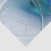 Permanente Ovations, Abstract Blue Turquoise Fract Tissuepapier (Detail)