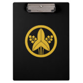 Permanente pijlpunt in cirkel klembord (Voorkant)