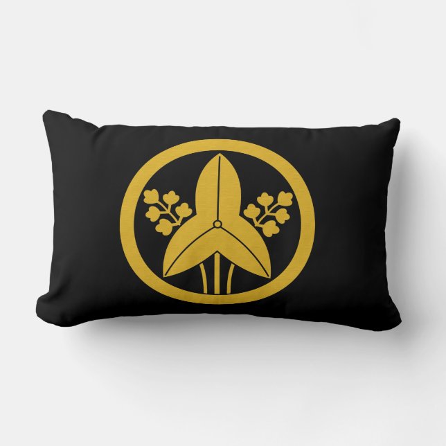 Permanente pijlpunt in cirkel kussen (Voorkant)