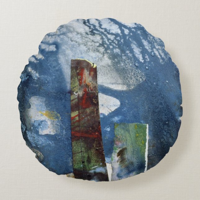 Permanente Stenen II Rond Kussen (Voorkant)