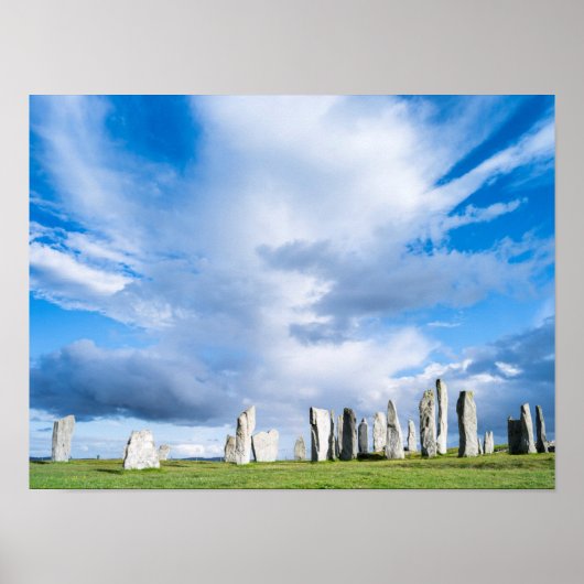 Permanente Stenen van Callanish 1 Poster (Voorkant)