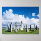 Permanente Stenen van Callanish 2 Poster (Voorkant)
