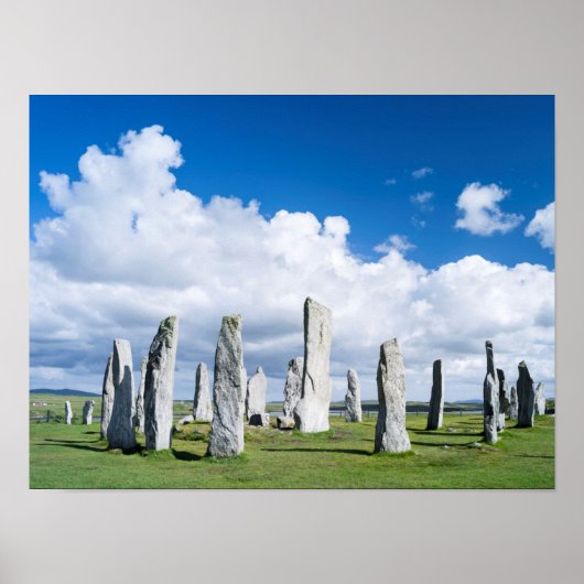 Permanente Stenen van Callanish 2 Poster (Voorkant)