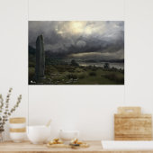 Permanente Stone near Oban in Scotland - poster (Keuken)