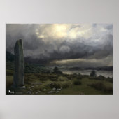 Permanente Stone near Oban in Scotland - poster (Voorkant)