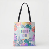 Permanente vakantie tote bag (Voorkant)