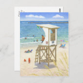 Permanente wacht briefkaart (Voorkant / Achterkant)