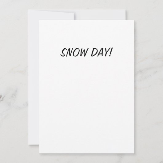 Permanente wintersneeuw (Achterkant)